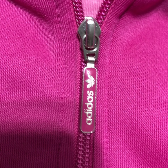 Beautiful Magenta Pink Adidas Track Jacket - Picture 4 of 5